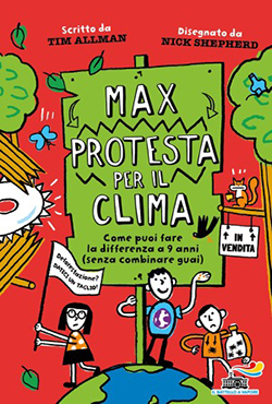 copertina di Max protesta per il clima